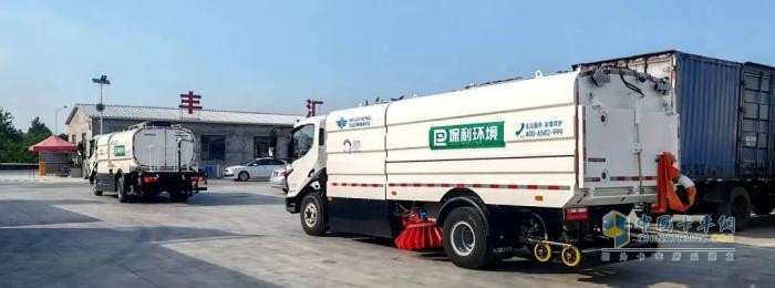 五征环保科技携手保利物业，以纯电动洗扫车打造天津环卫“新标尺”