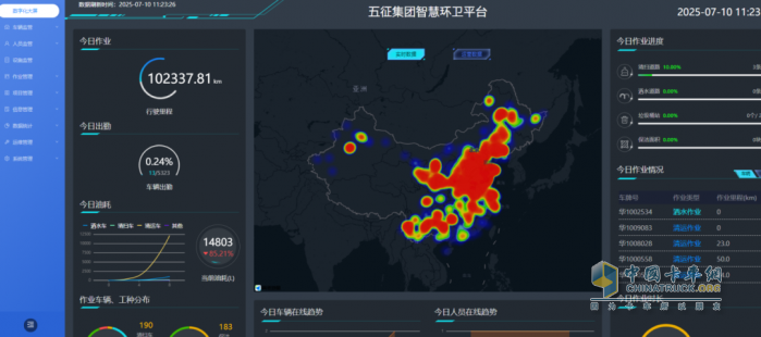 五征纯电动车厢可卸式垃圾车：绿色动力，高效环卫新选择