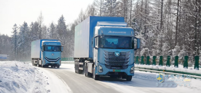 13天9城2030公里！福田欧曼银河全球价值品鉴之旅（纯电篇）寒区线收官