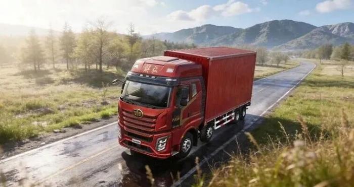 解放J6V 8×4牵引车：长途运输实力派运营增收好伙伴