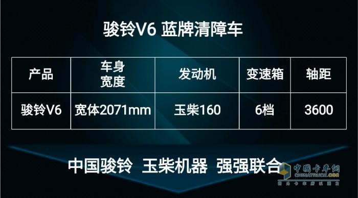 骏铃V6蓝牌清障车：江淮配玉柴，财源滚滚来