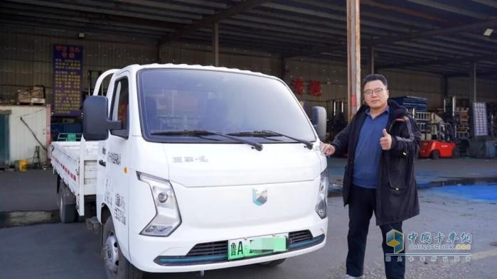 山东刘师傅认准潍柴蓝擎X1灵活便捷，高效适配末端城配！