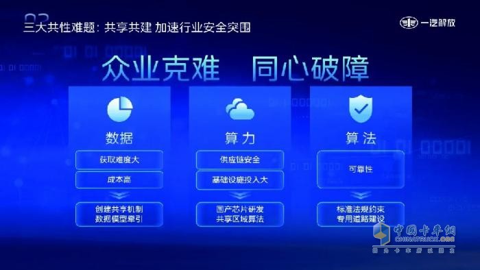 一汽解放受邀在第三届中国商用车论坛发表演讲