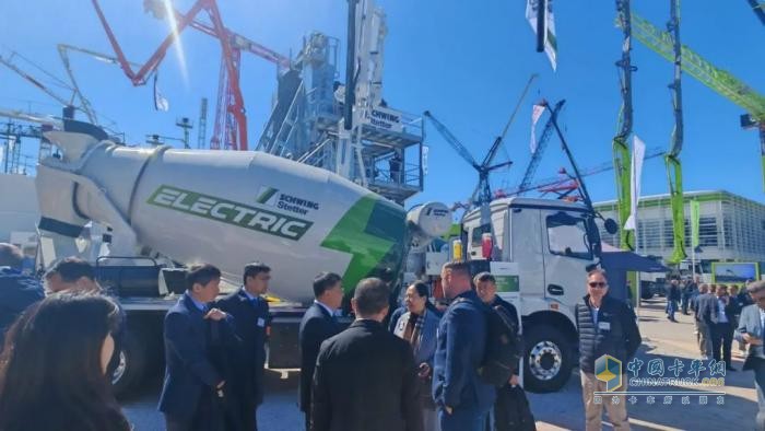 绿色“砼”行！徐工新能源搅拌车亮相德国宝马展Bauma 2025