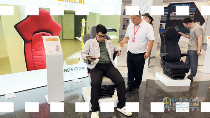 伊思灵华泰解放青汽技术展：创新座椅，共筑商用车新体验