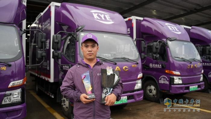 跨越速运驾驶大赛见证实力！江淮新能源EV5成短干线运输优选