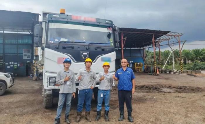 海外客户点赞徐工售后服务