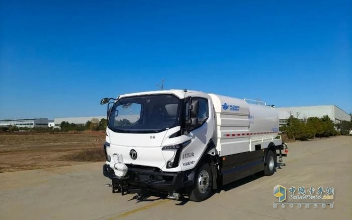 五征12方纯电动清洗车，净城市之尘