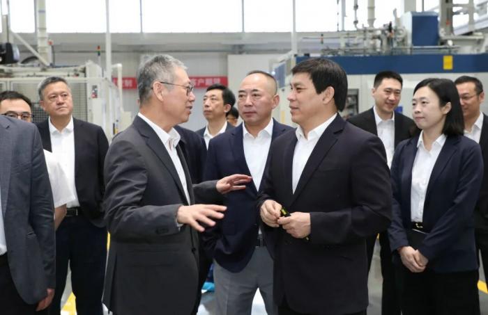 玉柴集团李汉阳与富奥股份董事长胡汉杰会谈交流