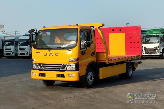 骏铃V6蓝牌清障车：江淮配玉柴，财源滚滚来