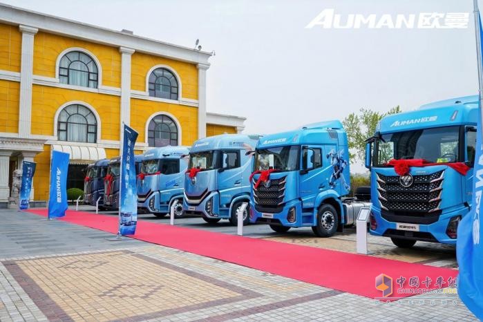 订车203台！欧曼银河重卡山东区域上市 开启高效物流运输新时代