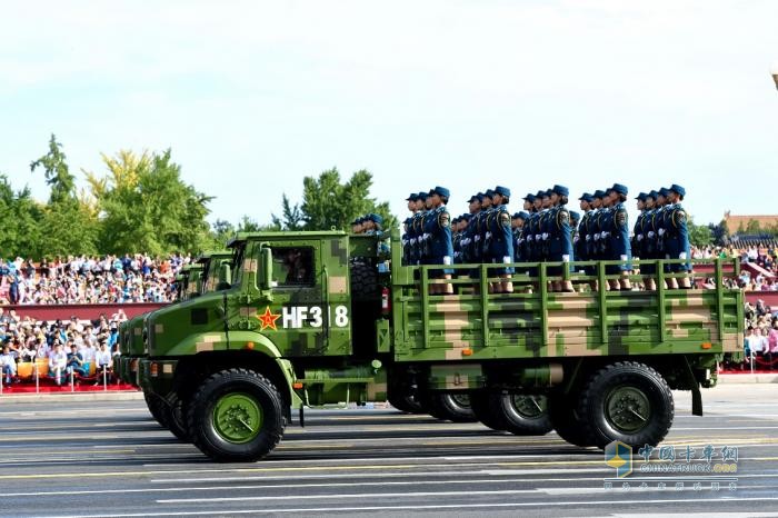 解放军车，在天安门广场成功受阅！