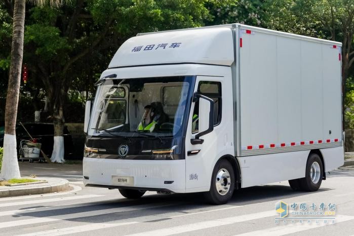 高端进化 智慧破界 全新启明星平台欧马可纯电轻卡亮相珠三角