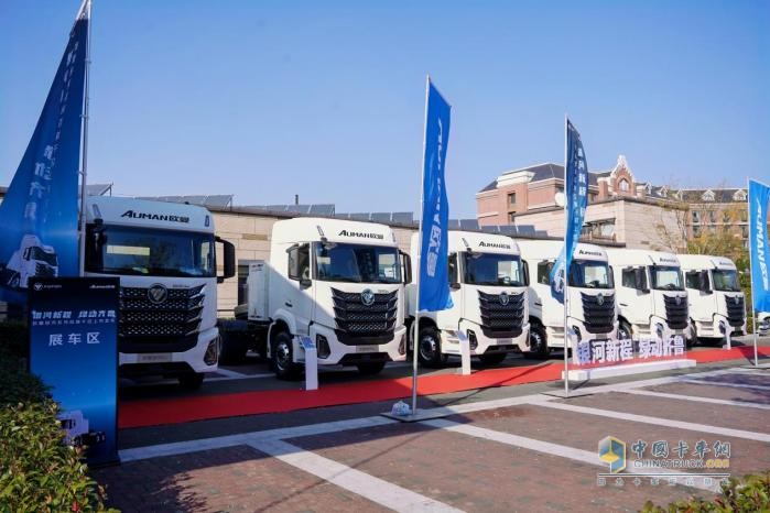 欧曼银河新能源重卡山东上市 点燃齐鲁绿色物流新引擎