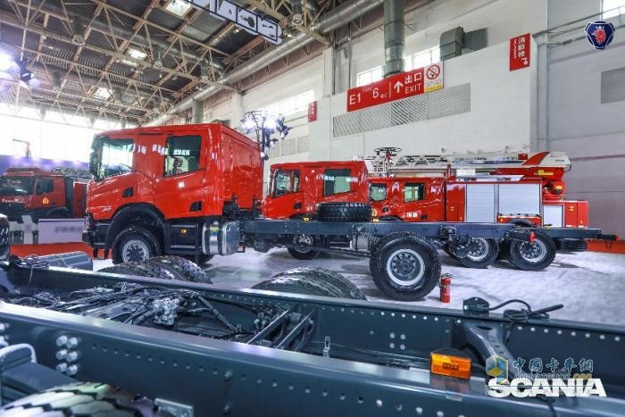 持续深耕中国市场 斯堪尼亚消防车底盘亮相第二十届中国国际消防设备技术交流展览会