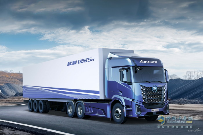 3倍增速领跑！福田欧曼银河5M再树新能源重卡标杆
