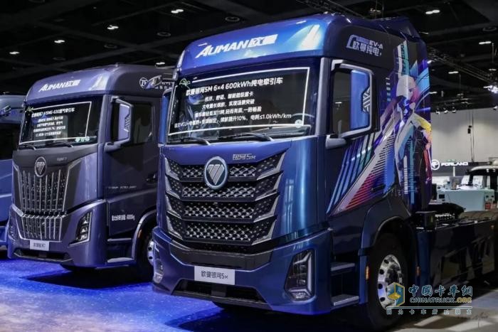 3倍增速领跑！福田欧曼银河5M再树新能源重卡标杆