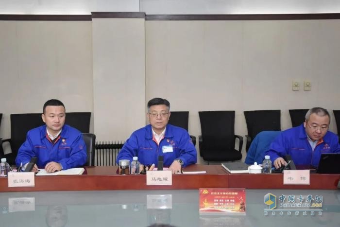 法士特：马旭耀董事长会见上汽红岩客人