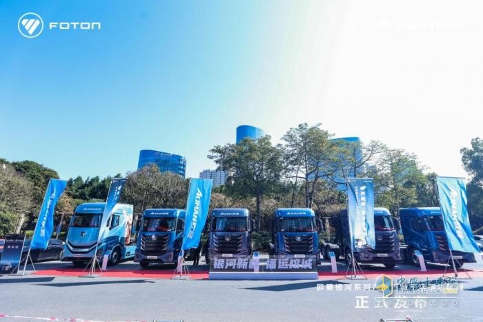 欧曼银河新能源重卡赋能福建物流新跨越