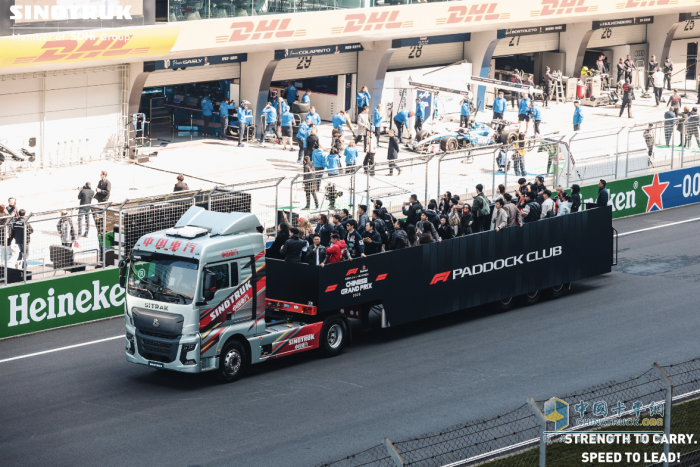 中国重汽登陆F1赛场，彰显中国智造硬实力