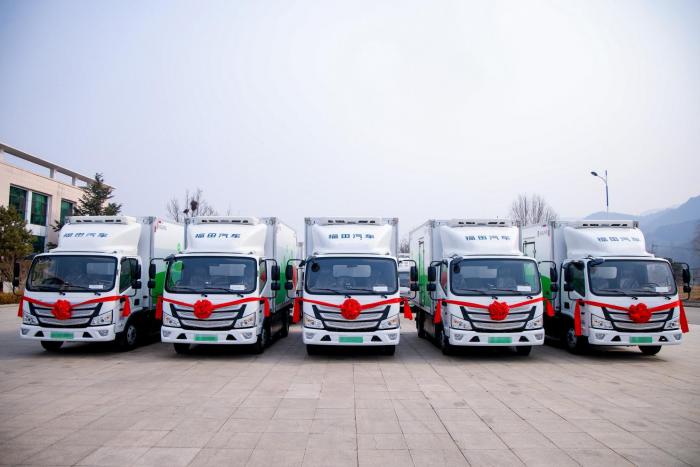 100辆欧马可氢燃料轻卡交付投运，领跑京津冀绿色冷链新赛道