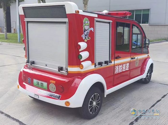 让消防安全流动在身边 森源鸿马电动消防巡逻车发往郑州