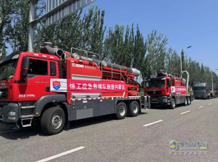 以“汛”为令 再出发！徐工救援力量紧急驰援内蒙古哈素海