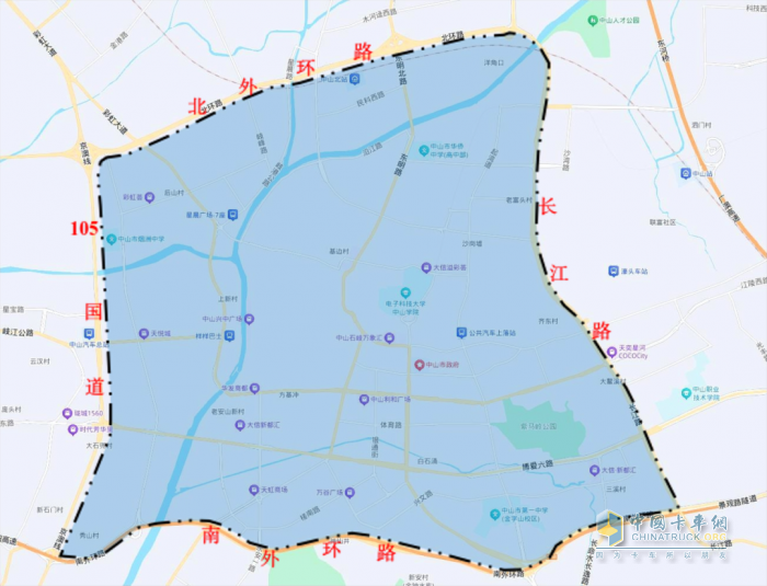 广东中山市实施国Ⅲ排放标准柴油货车限行