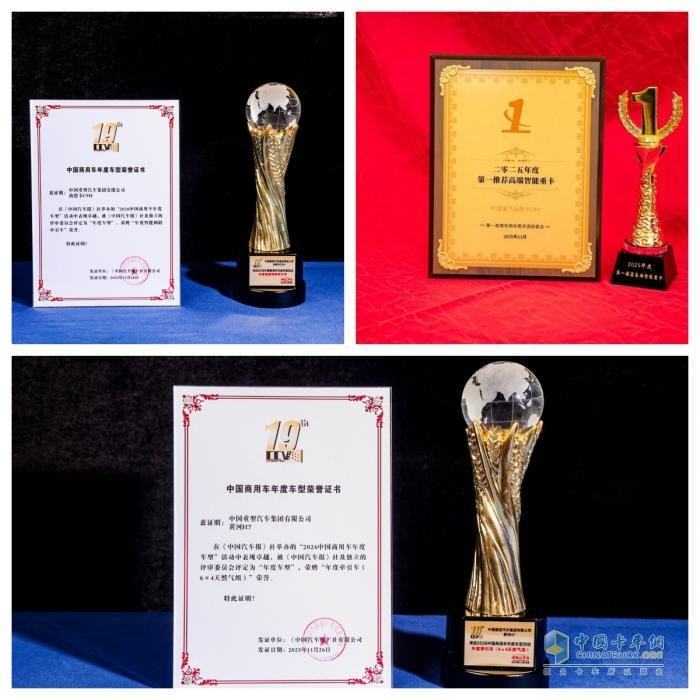 荣耀加冕 领航未来—中国重汽揽获多项权威殊荣，看其如何引领高端新局