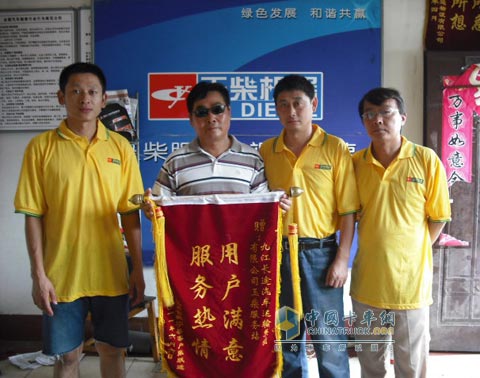 玉柴主动至诚服务打动江西九江用户