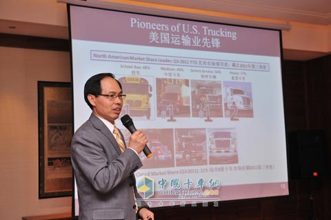 纳威司达中国产品研发副总裁严敬德
