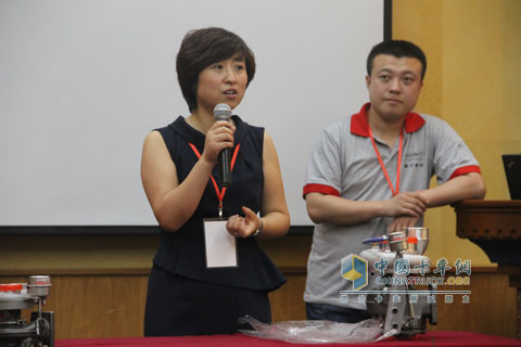 北京新康力机电设备有限公司销售总监于娣进行经验分享