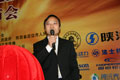 全国超级卡车大赛组委会秘书长刘小勇发表讲话