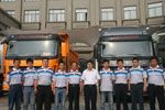 北奔重卡V3巡展车队全家福