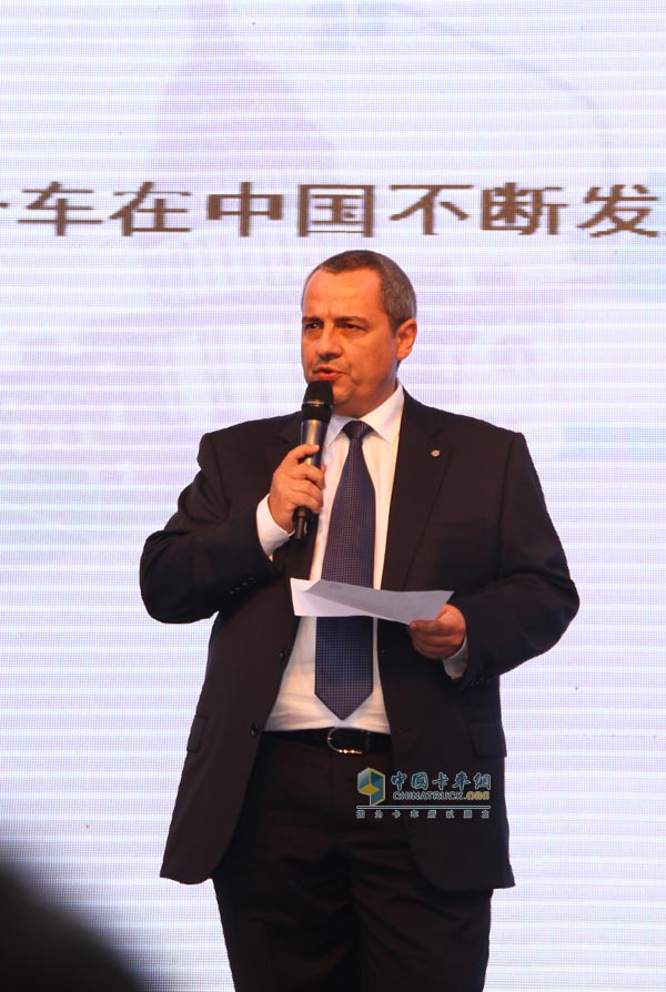 沃尔沃卡车公司中国区总裁陆博天和沃尔沃(中国)投资有限