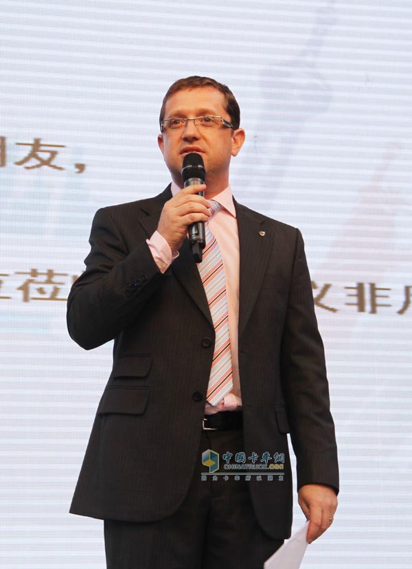 沃尔沃卡车公司中国区总裁陆博天和沃尔沃(中国)投资有限