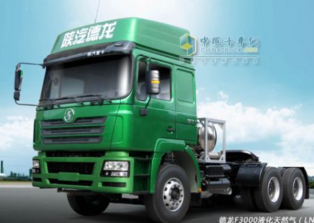 陕汽 德龙F3000 液化天然气(LNG) 380马力 6×4 牵引车