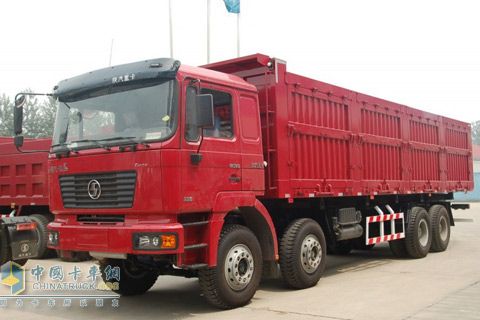 陕汽 德龙FC重卡 345马力 8×4 自卸车 SX3315NT406C