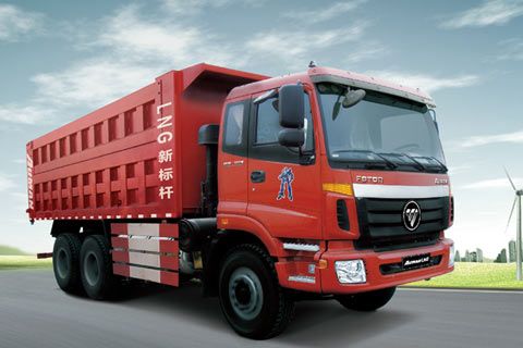 福田汽车 欧曼ETX 9系运输型 350马力 6×4 LNG自卸车BJ3253VLPCE-1