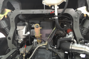 重汽王牌 W5D-M中卡 180马力 4X2 6.8米 国四仓栅式载货车(CDW5161CCYA1N4L)