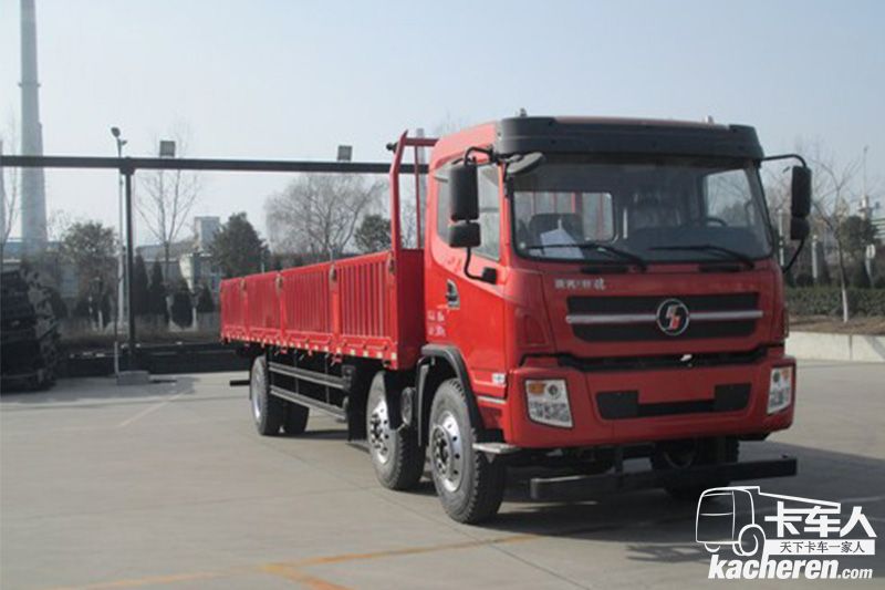 陕汽商用车 轩德X6中卡 轻量化版 245马力 6X2 9.6米 国五 栏板载货车(457后桥)