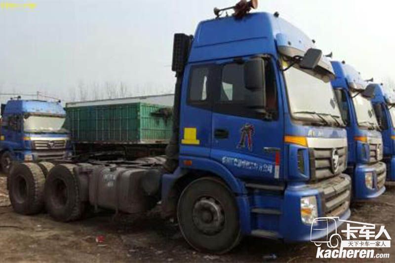 福田 欧曼ETX 6系重卡 380马力 6X2 国五LNG牵引车(双罐)(BJ4253SNFCB-XA)