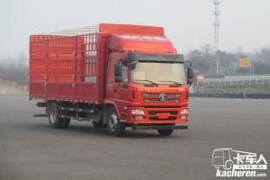 陕汽商用车 轩德X6中卡 轻量化版 160马力 4X2 6.8米 国五 仓栅式载货车