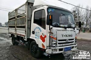 唐骏欧铃 T3系列 117马力 3.9米 4X2 国五排半仓栅式轻卡(ZB5040CCYJPD6V)