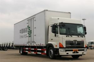 广汽日野 700系列重卡 300马力 4X2 国五9.72米厢式载货车底盘(高顶)(YC1180FH8JW5)