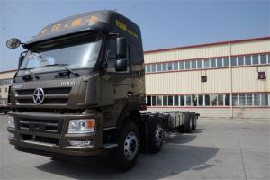大运 新N8E重卡 350马力 8X4 国五9.6米栏板载货车(CGC1310D5DDHD)