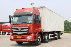 福田 欧曼新ETX 6系重卡 280马力 8X2 国五9.6米厢式载货车(BJ5313XXY-AC)