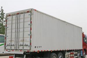 福田 欧曼新ETX 6系重卡 280马力 8X2 国五9.6米厢式载货车(BJ5313XXY-AC)
