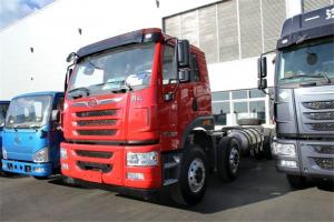 青岛解放 悍V重卡 290马力 8X4 国五6.8米LNG自卸车(CA3310P1K15L3T4NE5A80)