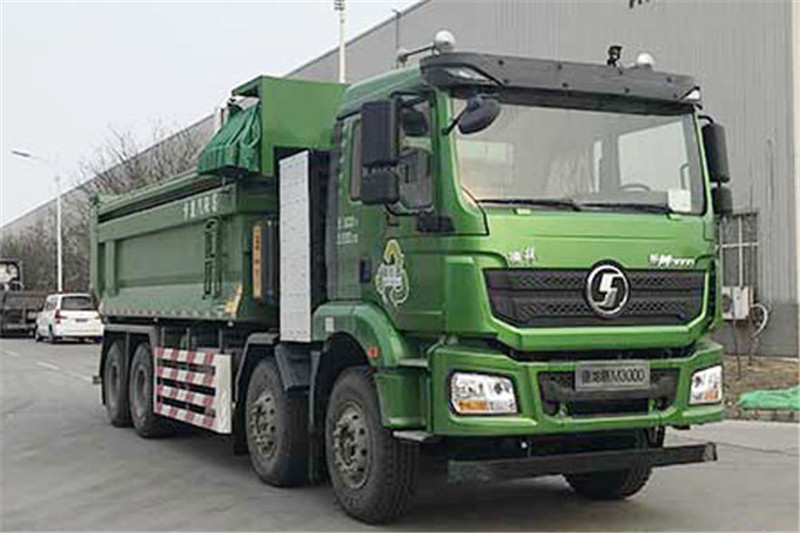 陕汽重卡 德龙新M3000 8X4 6.5米纯电动自卸车(SX3317MF406BEV)